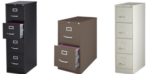 Filing Cabinet and Supplies